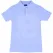 Tricou polo albastru deschis pentru adolescenți, potrivit pentru școală