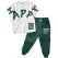 Set 6 Compleuri Subțiri pentru Băieți, 2 Piese, Tricou + Pantaloni, Culoare Verde, 5–14 ani