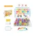 Set Educativ Magnetic Complet: Litere Mari și Mici, Cifre și Simboluri Matematice, Include Tablă Magnetică Dublă (Albă/Neagră)