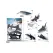 Set 6 Figurine Animale Marine „Ocean Life”, Detalii Realiste, Material Rezistent, 2 Variante de Modele, Dimensiuni 10-15 cm