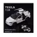 Mașină Metalică tip Tesla Model X, Scara 1:24, Sunete, Lumini și Portiere Mobile, Lungime 20 cm