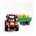 Tractor cu remorcă și 4 figurine pasăre jucărie agricolă pentru copii