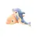 Delfin de Pluș Extra-Moale, Design Realist, Material Premium Catifelat, Lungime 45 cm, Albastru/Argintiu