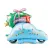 Balon din folie in picioare forma Masina de Craciun cu brad si cadouri 102x107 cm