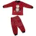 Pijama copii din bumbac Happy Ladybug roșie set bluză și pantaloni