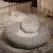 Pernă Culcuș Rotundă din Minky Premium pentru Căței și Pisici, Talie Mică și Medie, Pernă și Burduf Detașabile, 85 cm x 85 cm, Gri