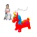 Unicorn Gonflabil din Cauciuc Rezistent, cu Lumini și Muzică, 50 x 60 cm – Roșu Vibrant