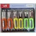 Set 12 Unghiere Mari "V9", Calitate Premium, Design Neon Vibrant, Display Box
