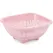 Strecurătoare din plastic 25 cm, formă pătrată rotunjită, mix de culori, bax 30 bucăți
