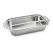 Tavă de copt dreptunghiulară din inox, 26.5 x 17.5 x 6 cm, cu mânere laterale