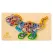Puzzle Clasic din Lemn pentru Copii, Model Dino 3 cu Cifre de la 1 la 10, Joc Educativ și Logico-Matematic
