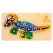 Puzzle Clasic din Lemn pentru Copii, Model Dino 1 cu Cifre de la 1 la 10, Joc Educativ și Logico-Matematic