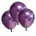 Set 10 Baloane din Latex Rotunde, Culoare Mov Metalizat Premium, Accesorii pentru Decor Petreceri și Aniversări