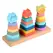 Joc Educativ Montessori din Lemn, Sortator Forme Geometrice, Culori și Animale
