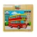 Puzzle Clasic din Lemn pentru Copii și Bebeluși, Model London Bus și Arhitectură Urbană, Joc Educativ de Potrivire