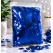 Confeti Glitter Albastru Metalizat din PET, Formă Dreptunghiulară, Dimensiune 5x2 cm