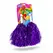 Set 2 Pompoane Majorete, Mov Metalizat, cu Mâner de Plastic, Accesorii Petrecere și Sport