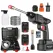 Aparat de Spălat cu Presiune Krafner Germany, Portabil, 2 Acumulatori 48V, 30 Bari, Debit 8L/min, Accesorii Incluse