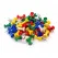Set Pioneze Multicolore de Birou, din Plastic și Metal, Lungime 2 cm