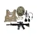 Set de Jucării Armată de Camuflaj pentru Copii, cu Vestă Tactică, Cască, Pușcă și Accesorii Militare