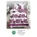 Lenjerie de Pat Single din Finet cu Elastic Pucioasa, 4 Piese, Imprimeu Floral Geometric Mov, Model S-56