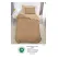 Lenjerie de Pat Single din Finet Super Design Pucioasa, 4 Piese, Cearceaf de Pat cu Elastic 140 x 200 cm, Bej, Model SE-14