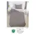 Lenjerie de Pat Single din Finet Super Design Pucioasa, 4 Piese, Cearceaf de Pat cu Elastic 140 x 200 cm, Gri, Model SE-06
