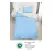 Lenjerie de Pat Single din Finet Super Design Pucioasa, 4 Piese, Cearceaf de Pat cu Elastic 140 x 200 cm, Bicolor Albastru/Crem, Model SE-15