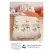 Lenjerie de Pat Single din Finet Super Design Pucioasa, 4 Piese, Cearceaf de Pat cu Elastic 140 x 200 cm, Model S-30