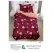 Lenjerie de Pat Single din Finet Super Design Pucioasa, 4 Piese, Cearceaf de Pat cu Elastic 140 x 200 cm, Model S-09