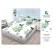Set Husă de Pat cu Elastic și 2 Fețe de Pernă, Finet, 160x200 cm, Model Floral cu Fluturi (H-161)