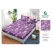 Set Husă de Pat cu Elastic și 2 Fețe de Pernă, Finet, 160x200 cm, Model Floral Violet (H-125)