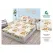Set Husă de Pat cu Elastic și 2 Fețe de Pernă, Finet, 160x200 cm, Model Floral Elegant (H-131)