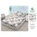 Husă cu Elastic din Finet, Brand Super Design Pucioasa, Model Flori, 160x200 cm