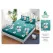 Husă cu Elastic din Finet, Brand Super Design Pucioasa, Model Floral Turcoaz, 160x200 cm