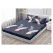 Set Husă de Pat din Finet cu Elastic, 180x200 cm, Model Pene, 2 Fețe de Pernă
