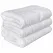 Set 5 Prosoape de Baie 70x140 cm, 100% Bumbac, Alb, 500 g/mp