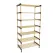 Raft Modular din Lemn cu 7 Etajere pentru Încălțminte, 56x28x114 cm