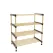Raft Modular din Lemn cu 4 Etajere, 56x28x62.5 cm
