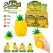 Ananas Squishy XXL Parfumat, 19 cm, Jucărie Antistres Moale și Elastică, Model Ananas