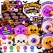 Jucărie Squishy Mini Halloween cu Bile și Sclipici, Moale și Antistres, 5,5 cm, Diverse Modele
