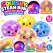 Jucărie Squishy Steam Bun cu Bile și Lumini LED, Moale și Antistres, 8,5 cm