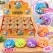 Jucărie Squishy Dumpling Ursuleț cu Bile și Sclipici, Moale și Antistres, 5,5 cm