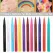 Set Handaiyan cu 12 tușuri colorate pentru ochi, tip cariocă