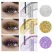 Rimel glitter QIBest colorat pentru machiaj artistic gene stralucitoare