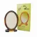 Oglinda cosmetica maro foarte mare cu suport 21×15 cm model oval cu doua fete
