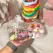 Set clestisori păr colorati 36 bucăți in cutie transparenta rotunda