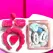 Set beauty make-up și spălare față - 5 piese: coronită catifea, 2 bandane, burete beauty blender, puff pudră