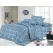Lenjerie de pat finet 4 piese - carouri bleu - H789