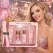 Set cadou parfum 4 piese ambalaj roz elegant pentru femei